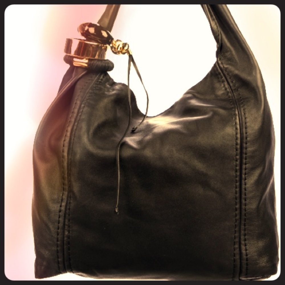 Jimmy Choo Leather Solar Hobo Bag